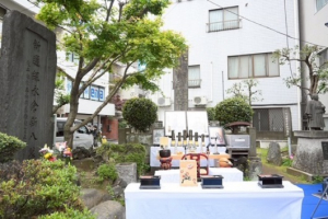 令和７年（2025年）４月２０日、板橋寿徳寺にて執り行われました近藤勇158回法要並びに新選組諸隊士供養祭に参列させていただきました。